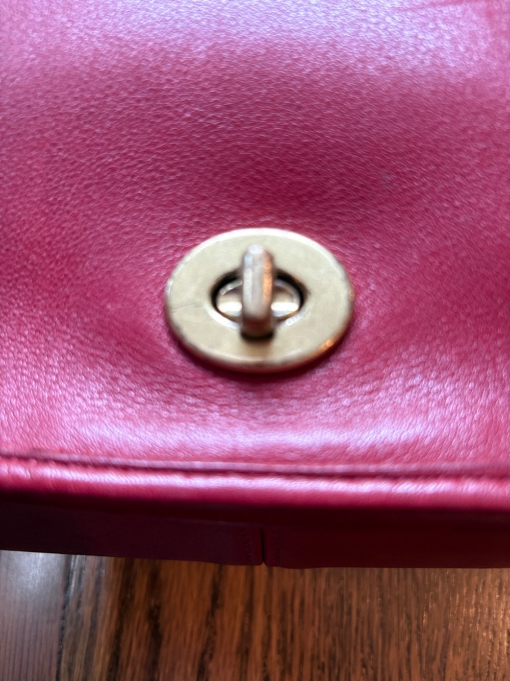 Coach Legacy Crescent bag model 9718 deep red vintage - Picture 9 of 16